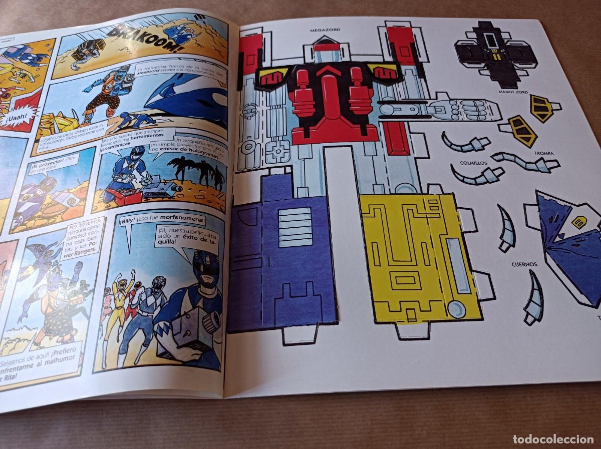 C&oacute;mics: LIBRO DE MODELOS POWER RANGERS - RECORTABLE PARA MONTAR - Foto 11