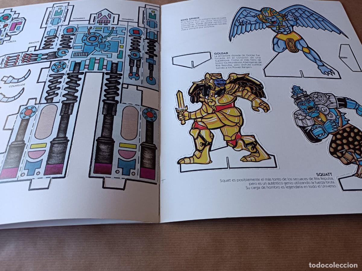 C&oacute;mics: LIBRO DE MODELOS POWER RANGERS - RECORTABLE PARA MONTAR - Foto 12