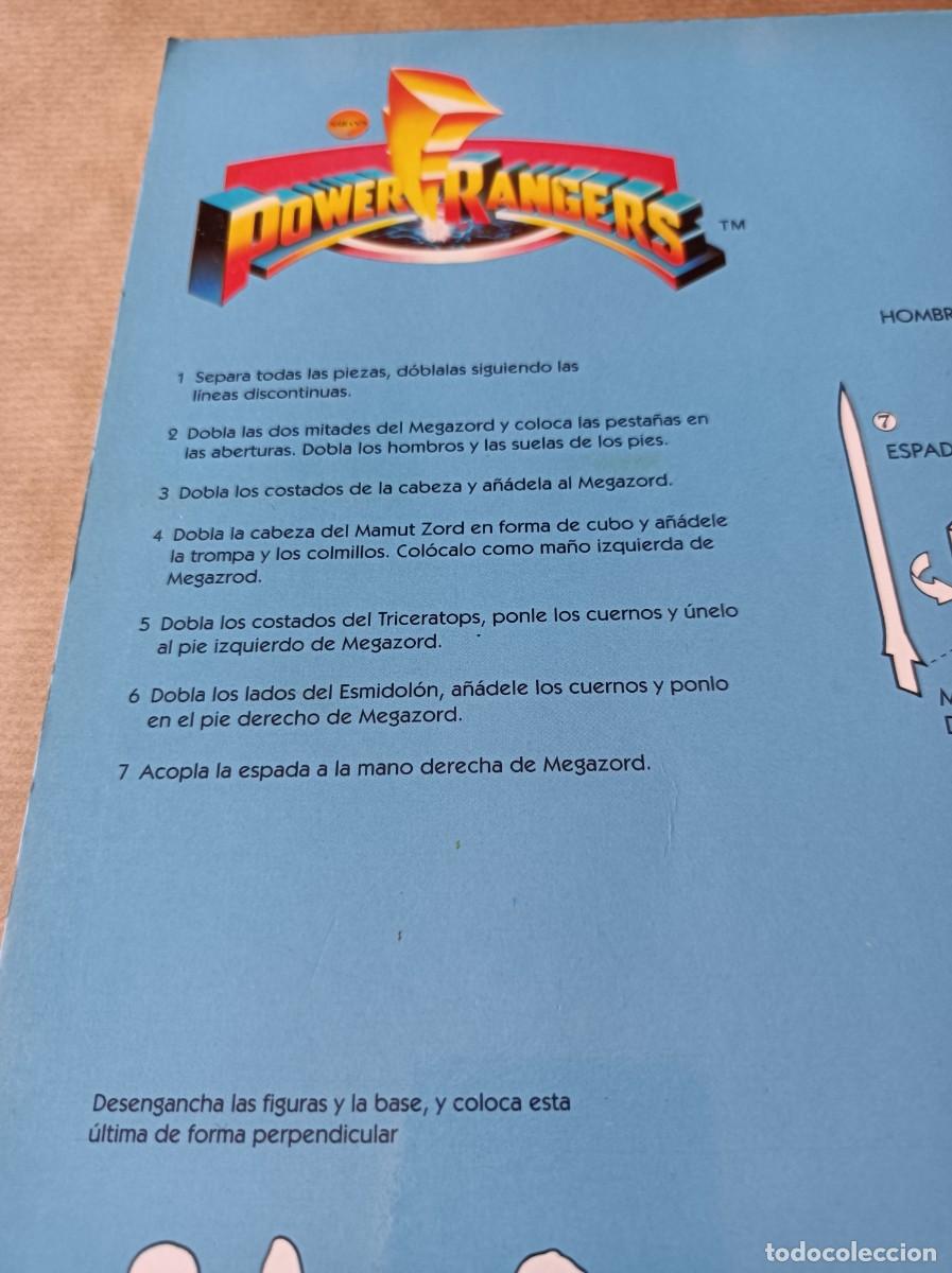 C&oacute;mics: LIBRO DE MODELOS POWER RANGERS - RECORTABLE PARA MONTAR - Foto 15