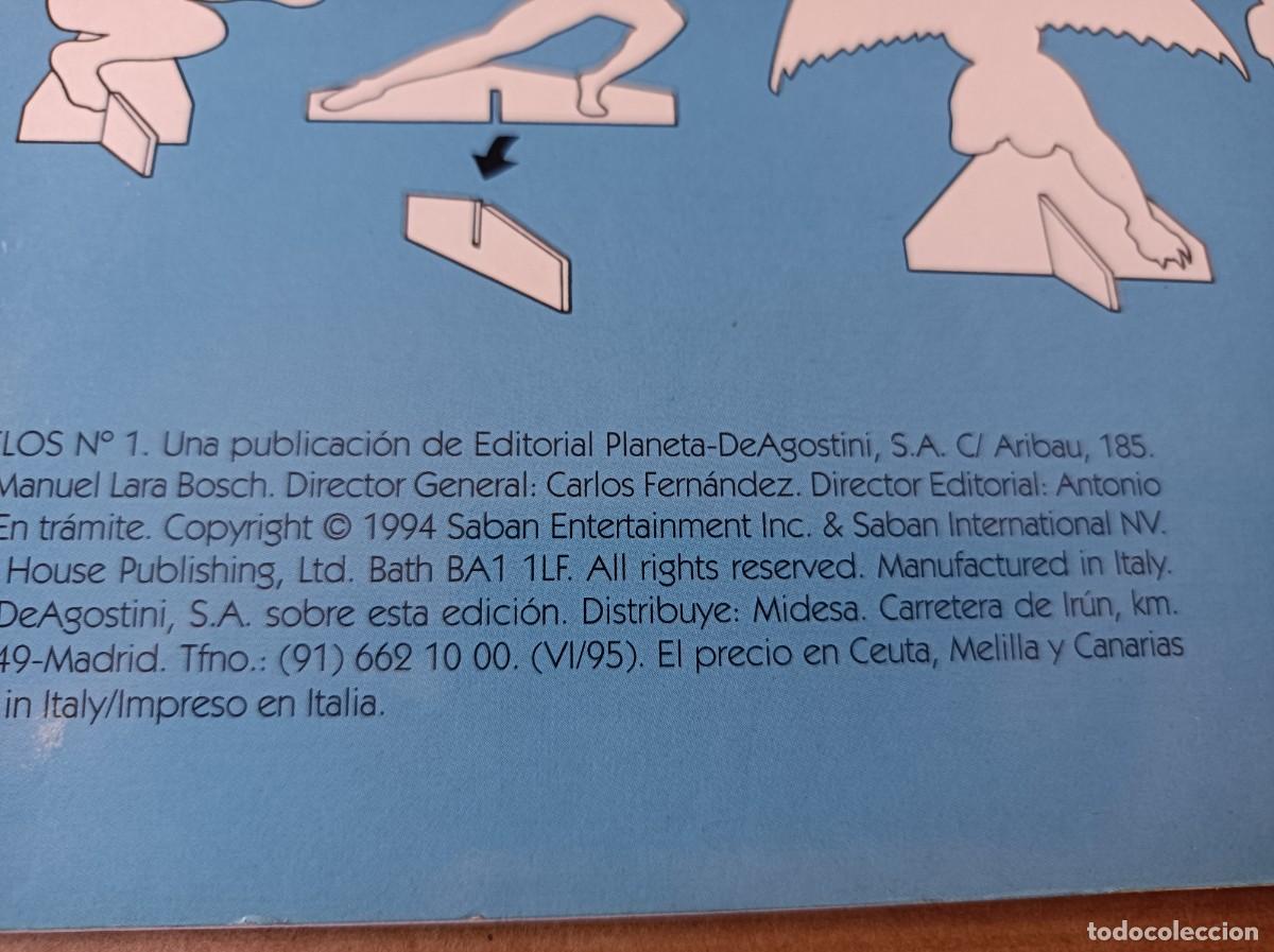 C&oacute;mics: LIBRO DE MODELOS POWER RANGERS - RECORTABLE PARA MONTAR - Foto 17