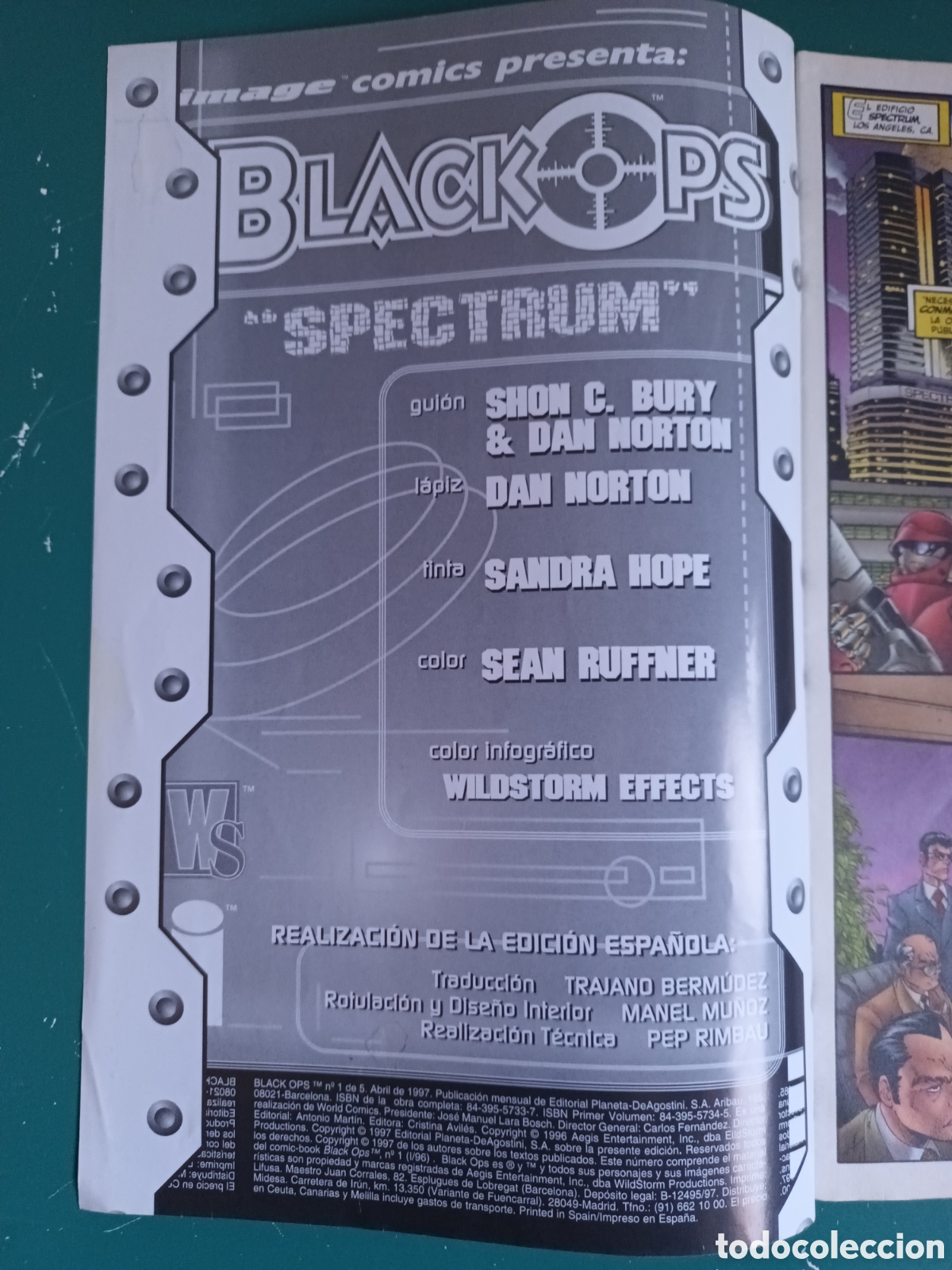 C&oacute;mics: Black Ops N&deg; 1 IMAGE - WILDSTORM 1997 - Foto 2