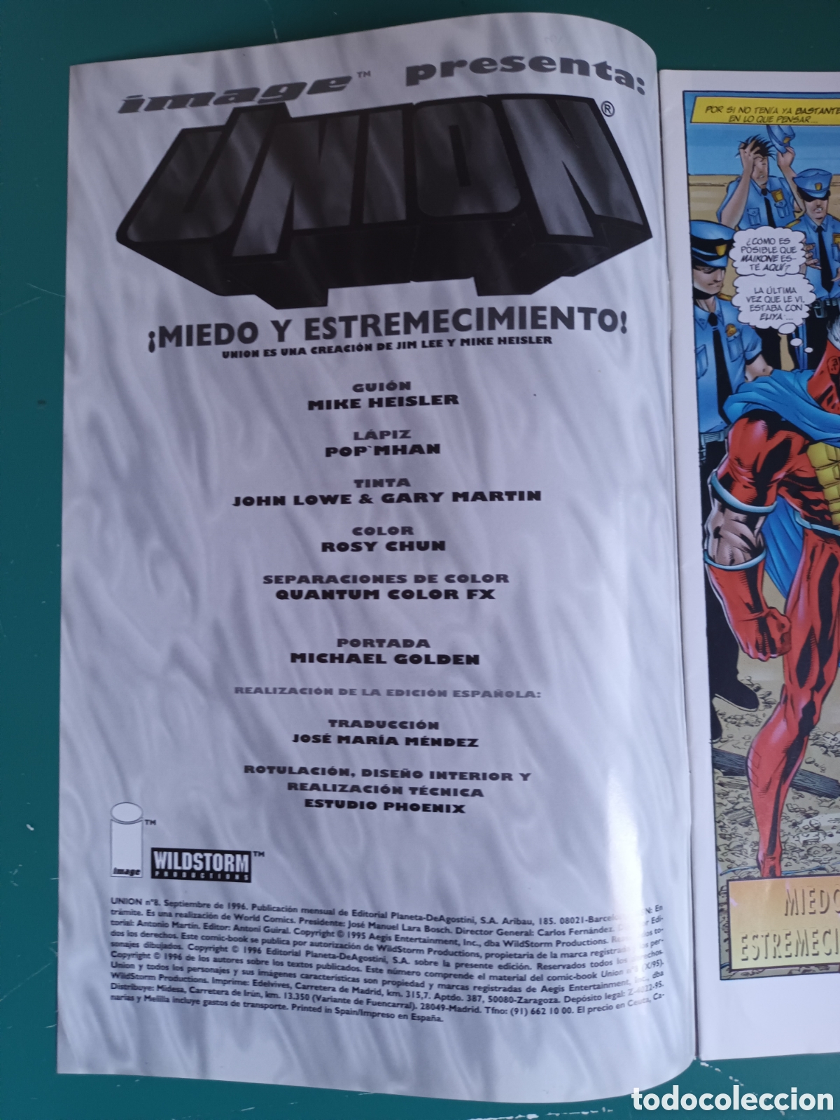 C&oacute;mics: Union N&deg; 8 IMAGE - WILDSTORM - Foto 2