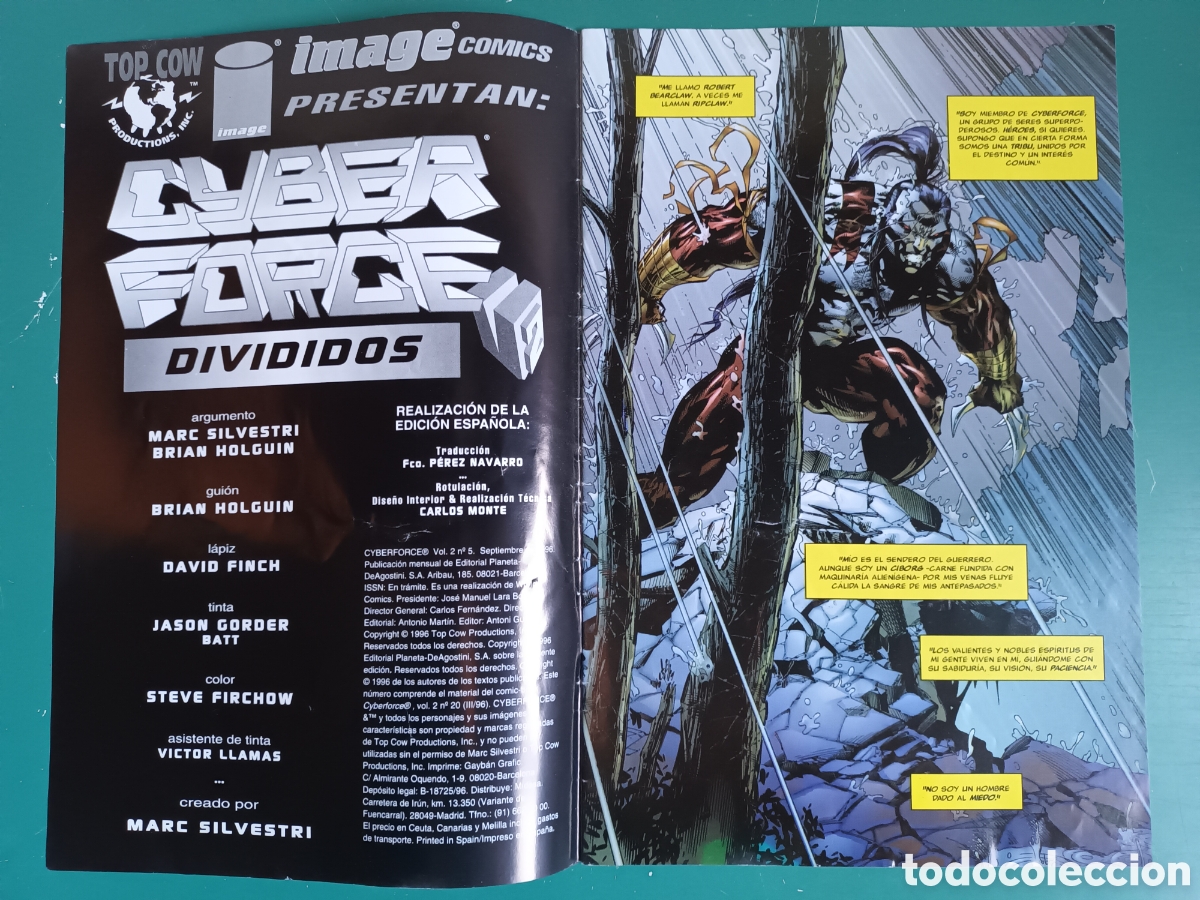 C&oacute;mics: Cyber Force N&deg; 5 vol.2 IMAGE - TOP COW 1996 - Foto 2