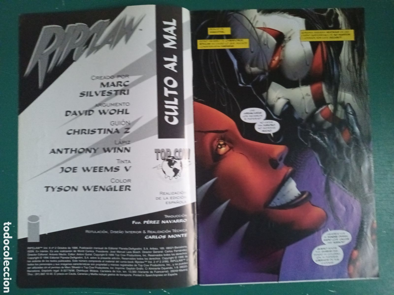 C&oacute;mics: Ripclaw N&deg; 2 vol.2 IMAGE - TOP COW - Foto 2