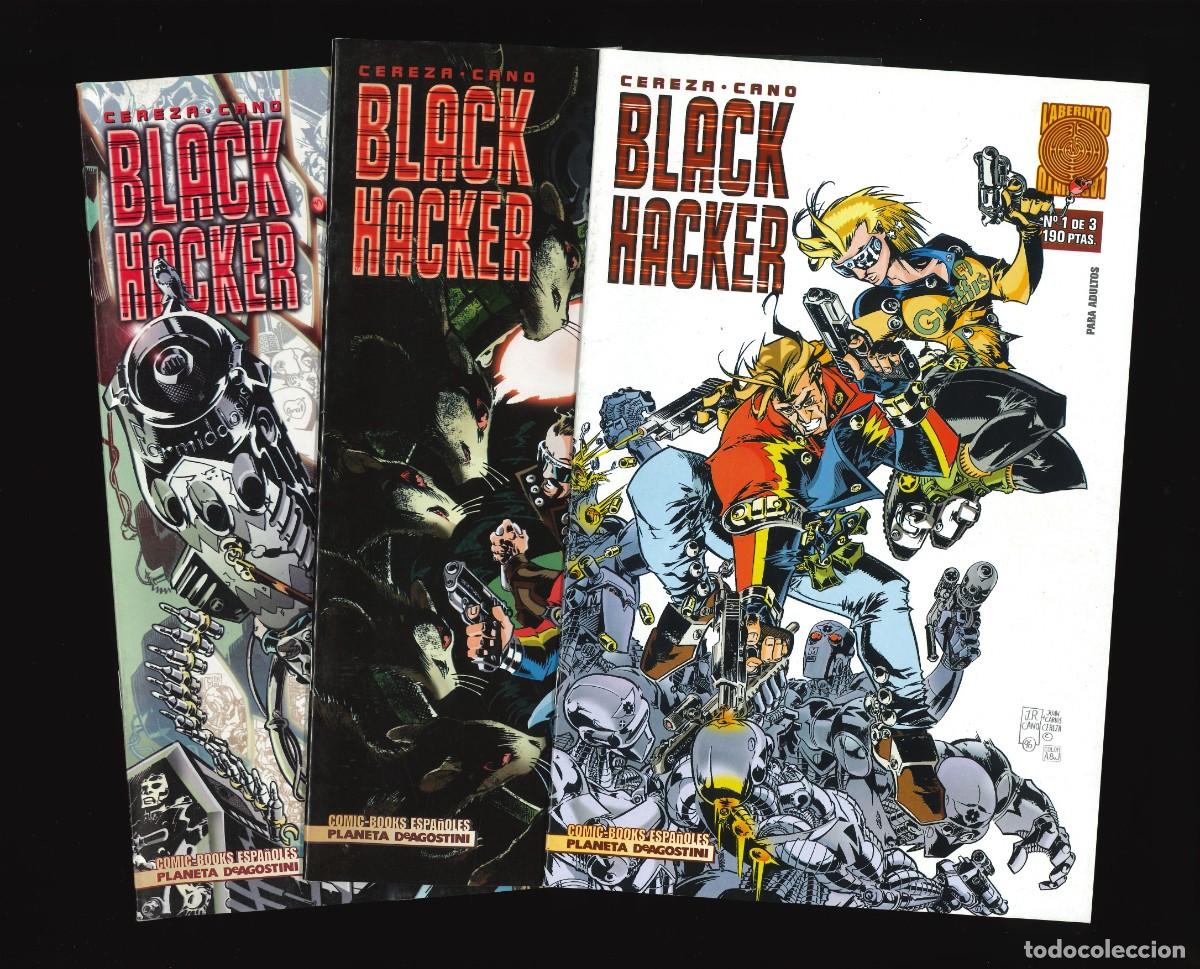 C&oacute;mics: BLACK HACKER - PLANETA-DEAGOSTINI / COLECCI&Oacute;N COMPLETA (3 N&Uacute;MEROS) - Foto 1
