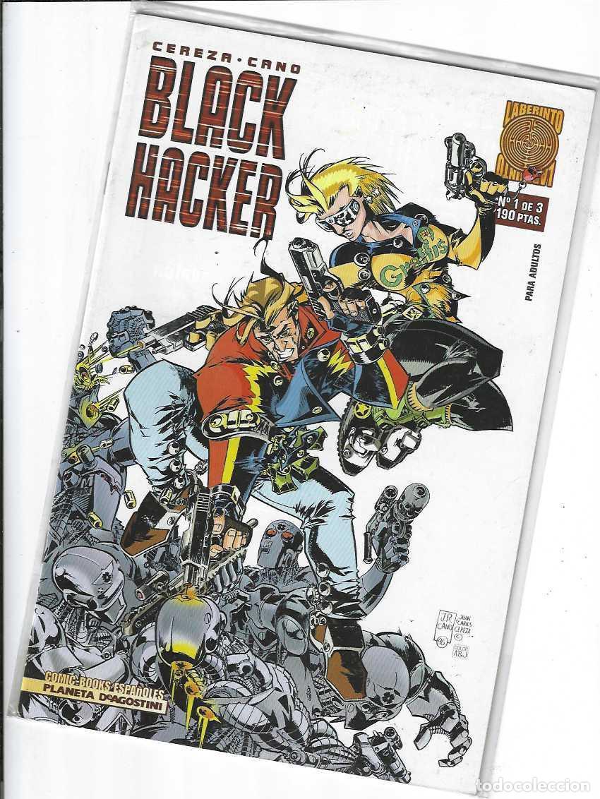 C&oacute;mics: BLACK HACKER N&ordm; 1 - LINEA LABERINTO - BUEN ESTADO - Foto 1