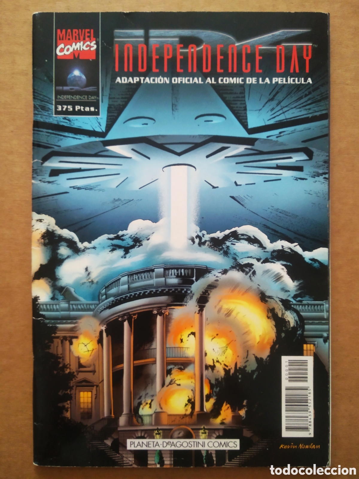 Comics: Independance Day: Adaptaci&oacute;n Oficial al C&oacute;mic de la Pel&iacute;cula (Planeta/Marvel, 1996). Por Macchio.