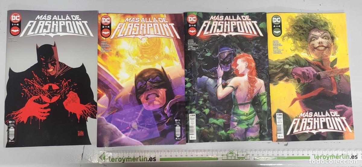 C&oacute;mics: MAS ALLA DE FLASHPOINT &iexcl; COMPLETA 4 NUMEROS ! GEOFF JOHNS - EDUARDO RISSO / DC - ECC - Foto 1