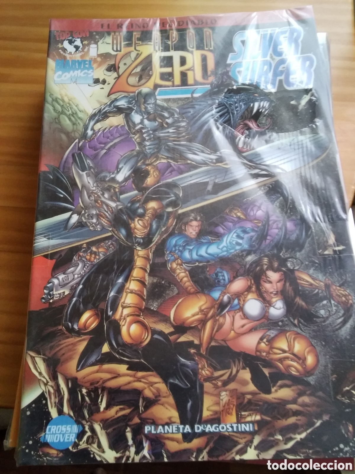 C&oacute;mics: Weapon zero & silver surfer planeta Cross over colecci&oacute;n completa 8 numeros - Foto 1