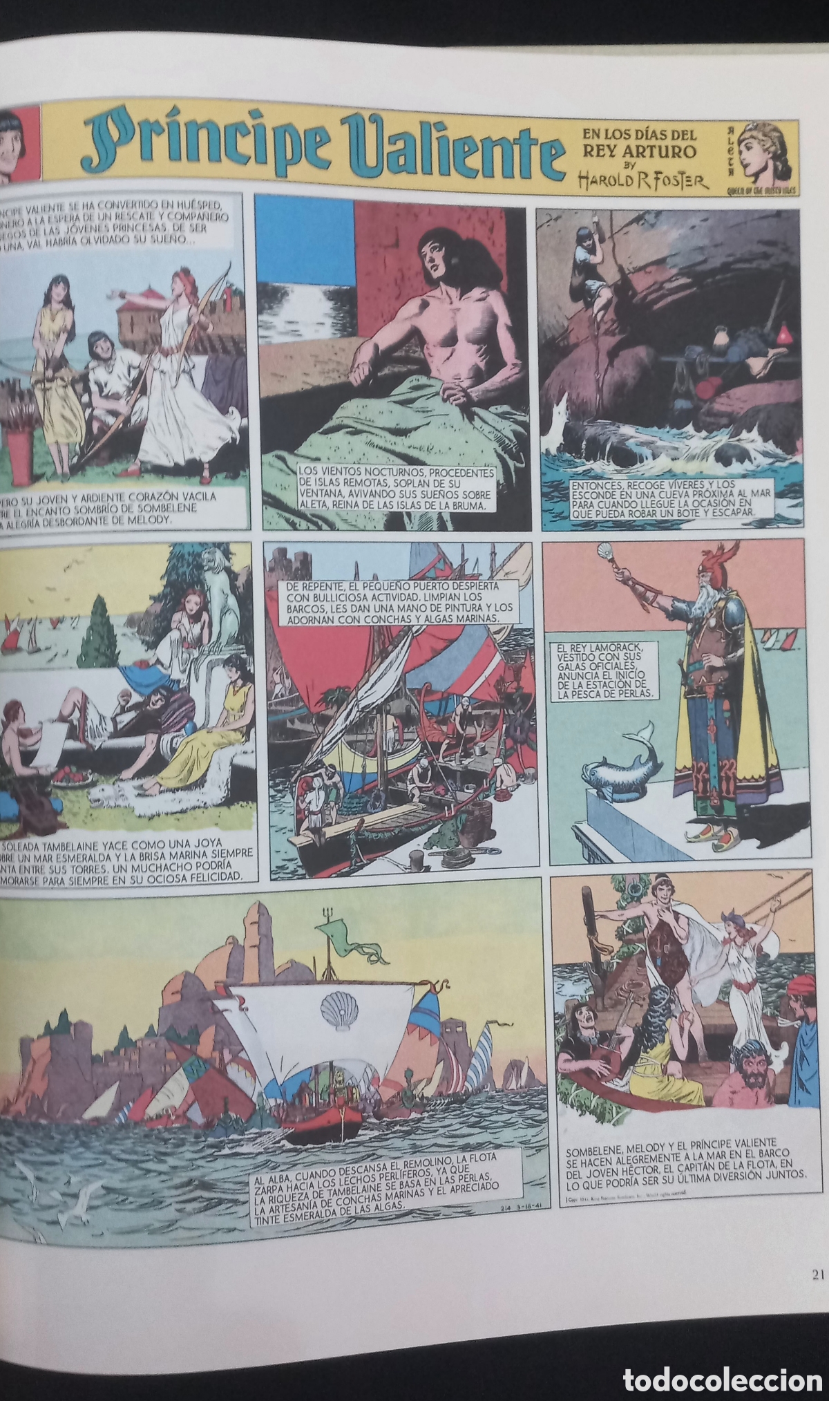 C&oacute;mics: EL PR&Iacute;NCIPE VALIENTE. HAL FOSTER. PLANETA - Foto 2