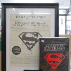 Cómics: LA MUERTE DE SUPERMAN - PACK COMPLETO - COMIC + BRAZALETE + DIARIO + POSTER - PLANETA