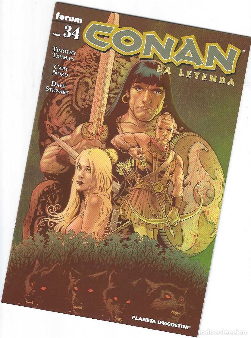 C&oacute;mics: CONAN - LA LEYENDA N&ordm; 34 - VOL. I - VOLUMEN 1 - PLANETA - MUY BUEN ESTADO