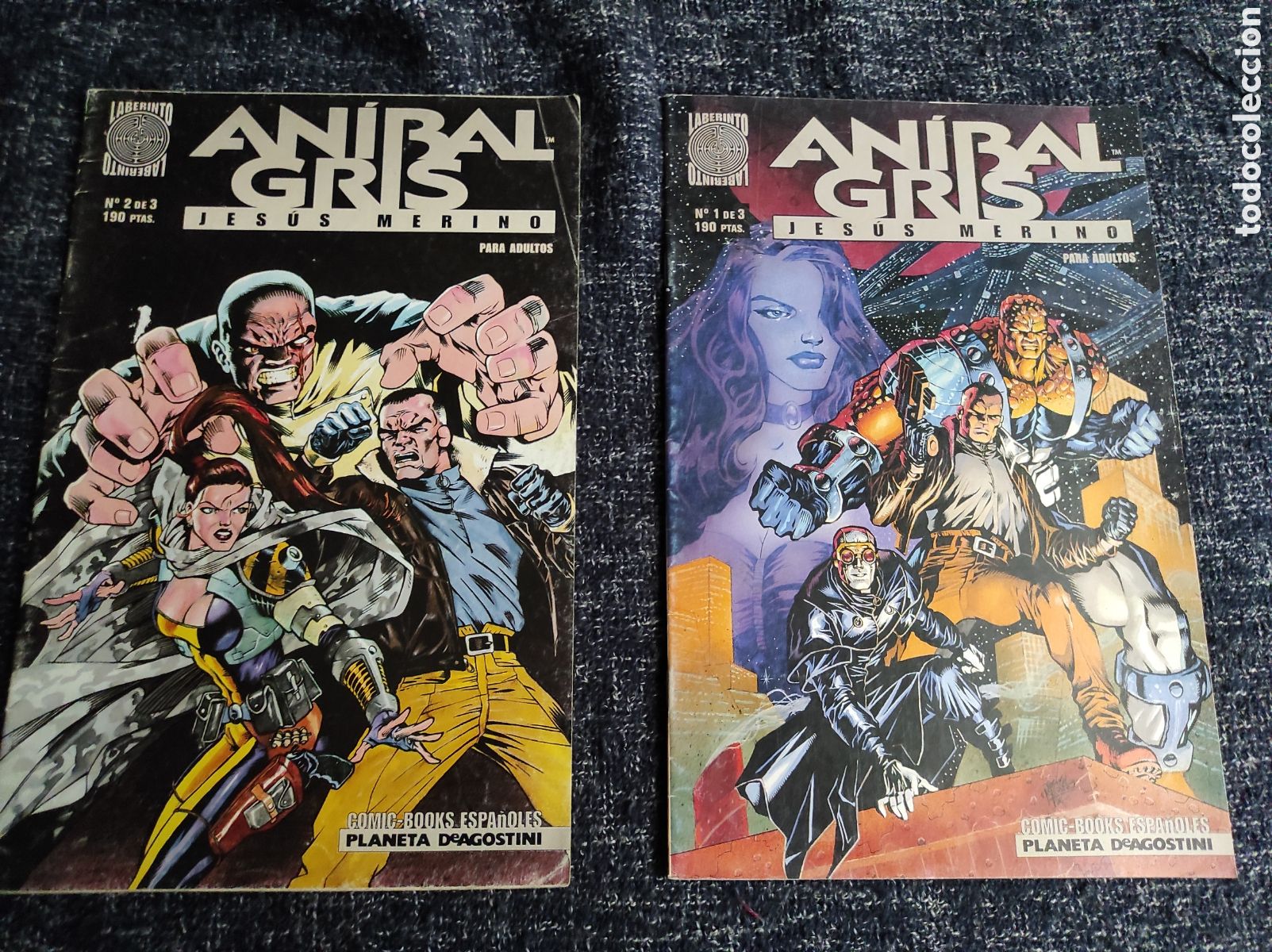 Comics : ANIBAL GRISN&ordm; 1 Y 2 / JESUS MERINO -COLECCION LABERINTO - PLANETA
