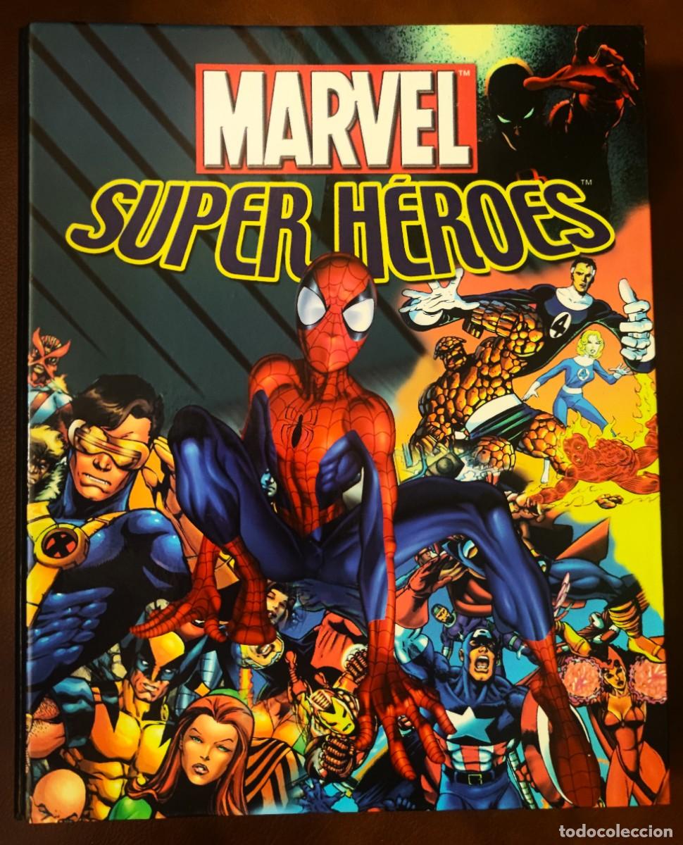 C&oacute;mics: Carpeta Marvel Super H&eacute;roes y fasc&iacute;culo de presentaci&oacute;n Planeta De Agostini 2004 Ver descripci&oacute;n.