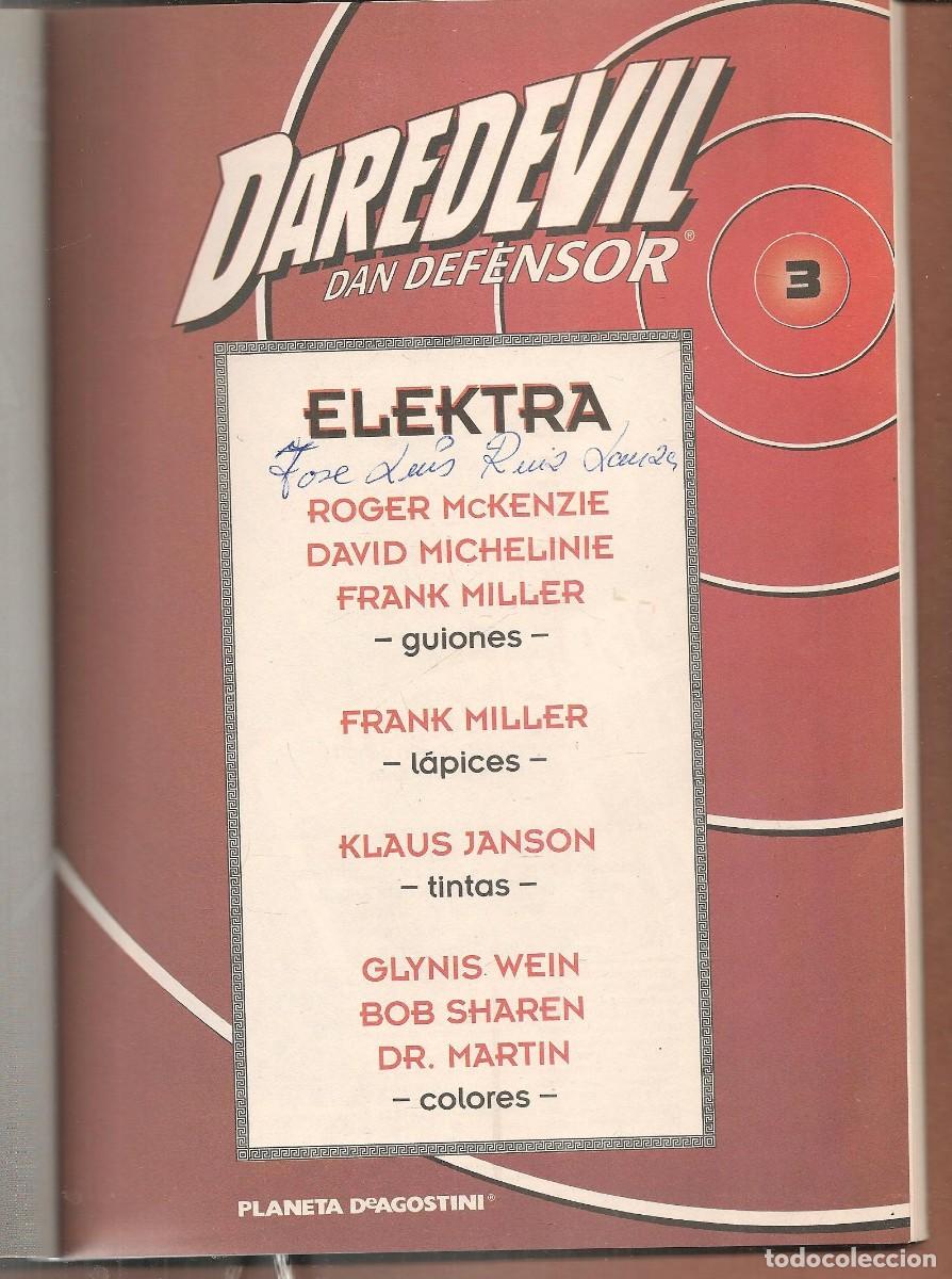 C&oacute;mics: DAREDEVIL. DAN DEFENSOR. N&ordm; 3. MARVEL / PLANETA . (Z/C4) - Foto 3