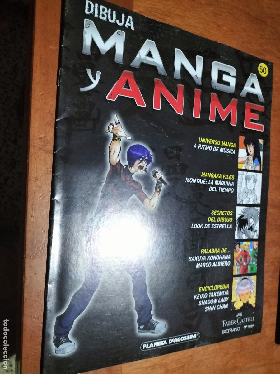Comics: 50 DIBUJA MANGA Y ANIME. FASC&Iacute;CULO. GRAPA. BUEN ESTADO. PLANETA DEAGOSTINI