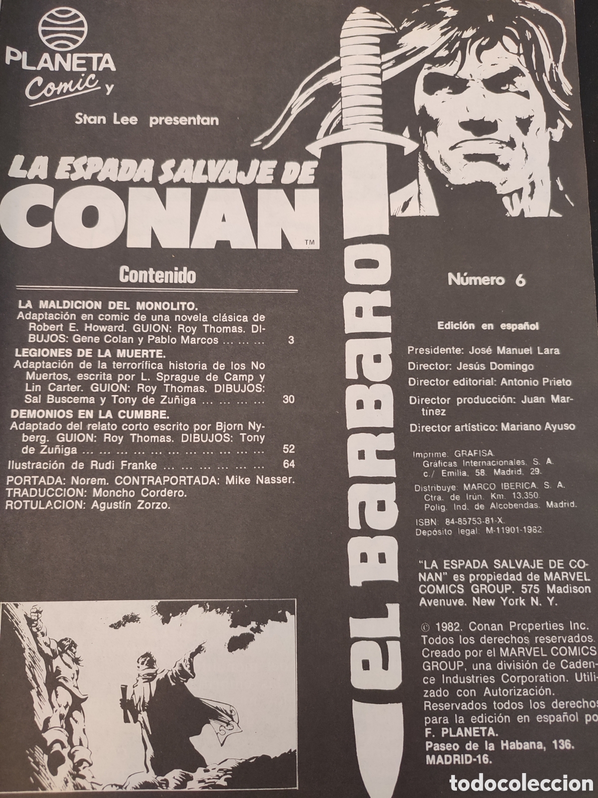 C&oacute;mics: Comic Conan .Num 6.1982 - Foto 2