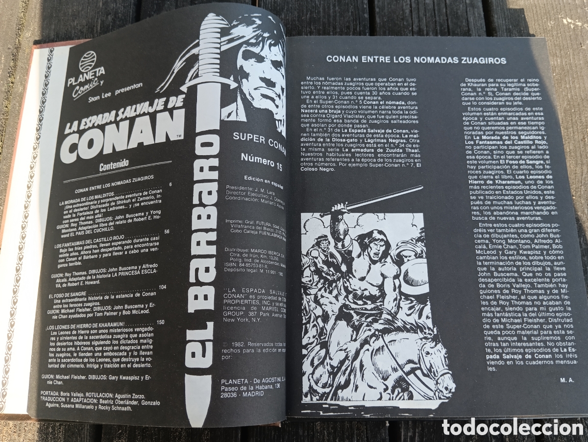 C&oacute;mics: SUPER CONAN 15. LA ESPADA SALVAJE DE CONAN. - Foto 3