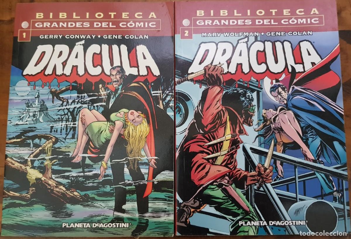 C&oacute;mics: BIBLIOTECA GRANDES DEL COMIC DRACULA 1 Y 2. PLANETA - Foto 1