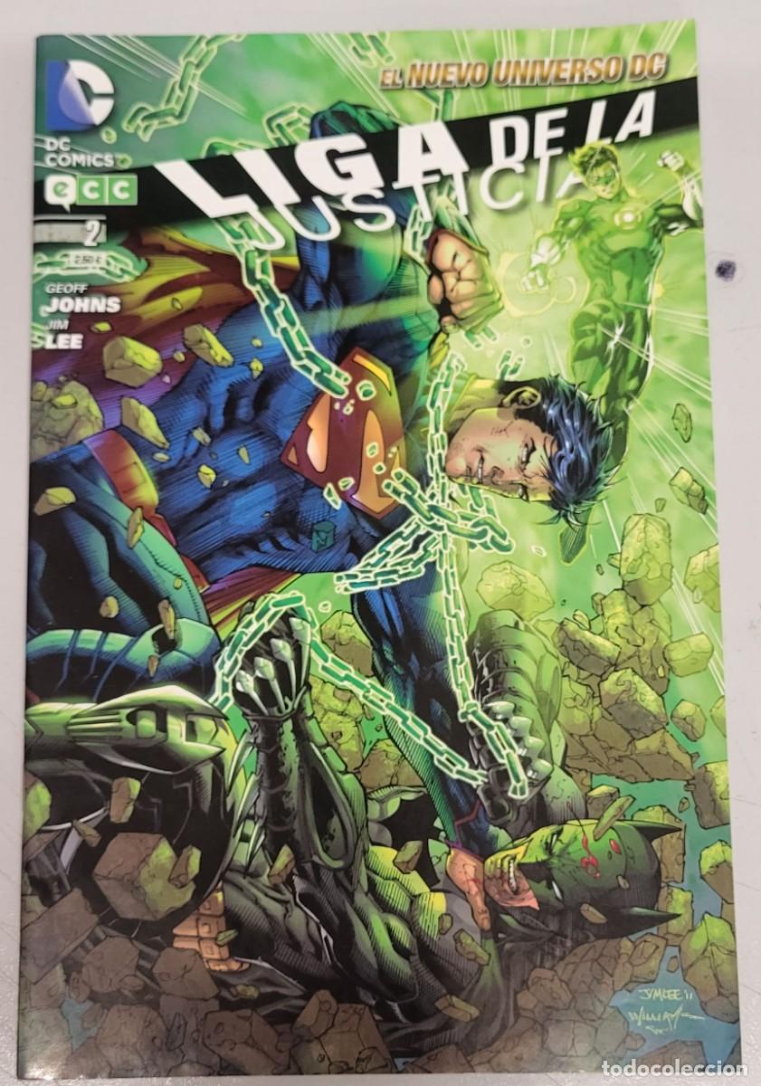 C&oacute;mics: LIGA DE LA JUSTICIA N&ordm; 2 - GEOFF JOHNS - JIM LEE / DC - ECC - Foto 1