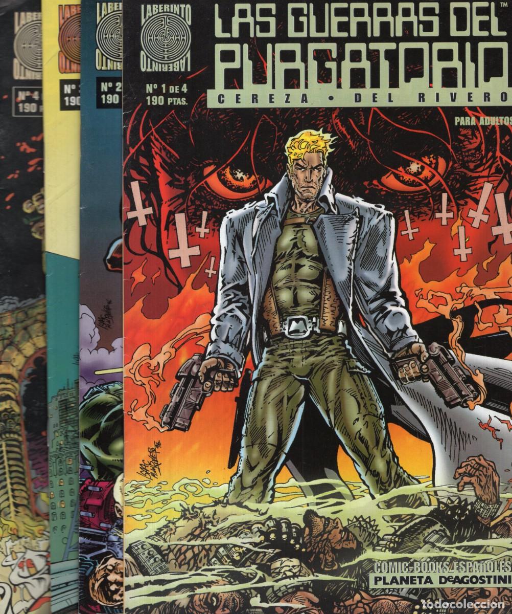 Comics: LAS GUERRAS DEL PURGATORIO COMPLETA 1 AL 4 (CEREZA / DEL RIVERO) - PLANETA - ESTADO EXCELENTE
