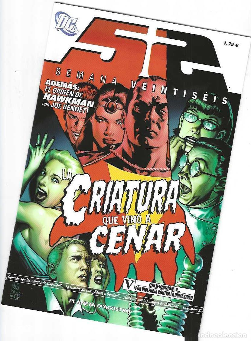 Comics: 52 - SEMANA 26 - ORIGEN DE HAWKMAN - DE KIOSCO, NUEVO