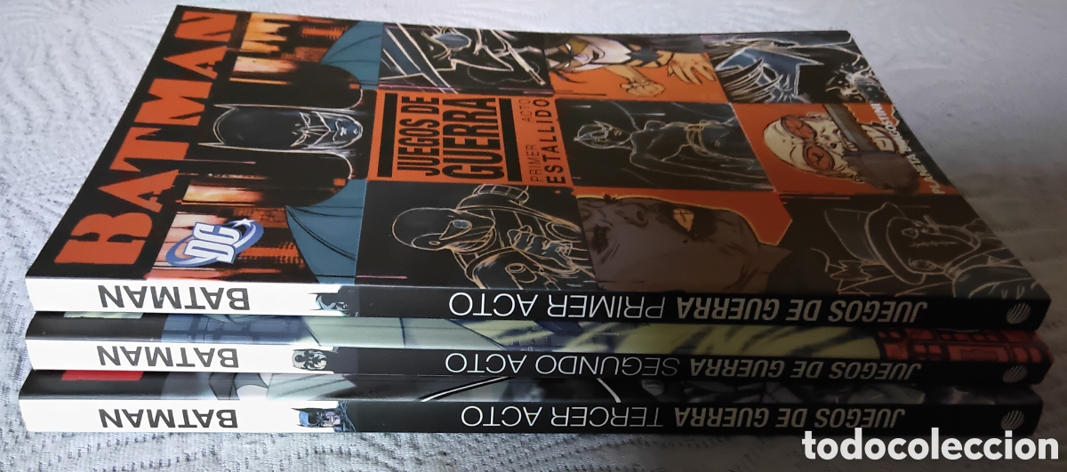 C&oacute;mics: BATMAN JUEGOS DE GUERRA (3 tomos) - Foto 3