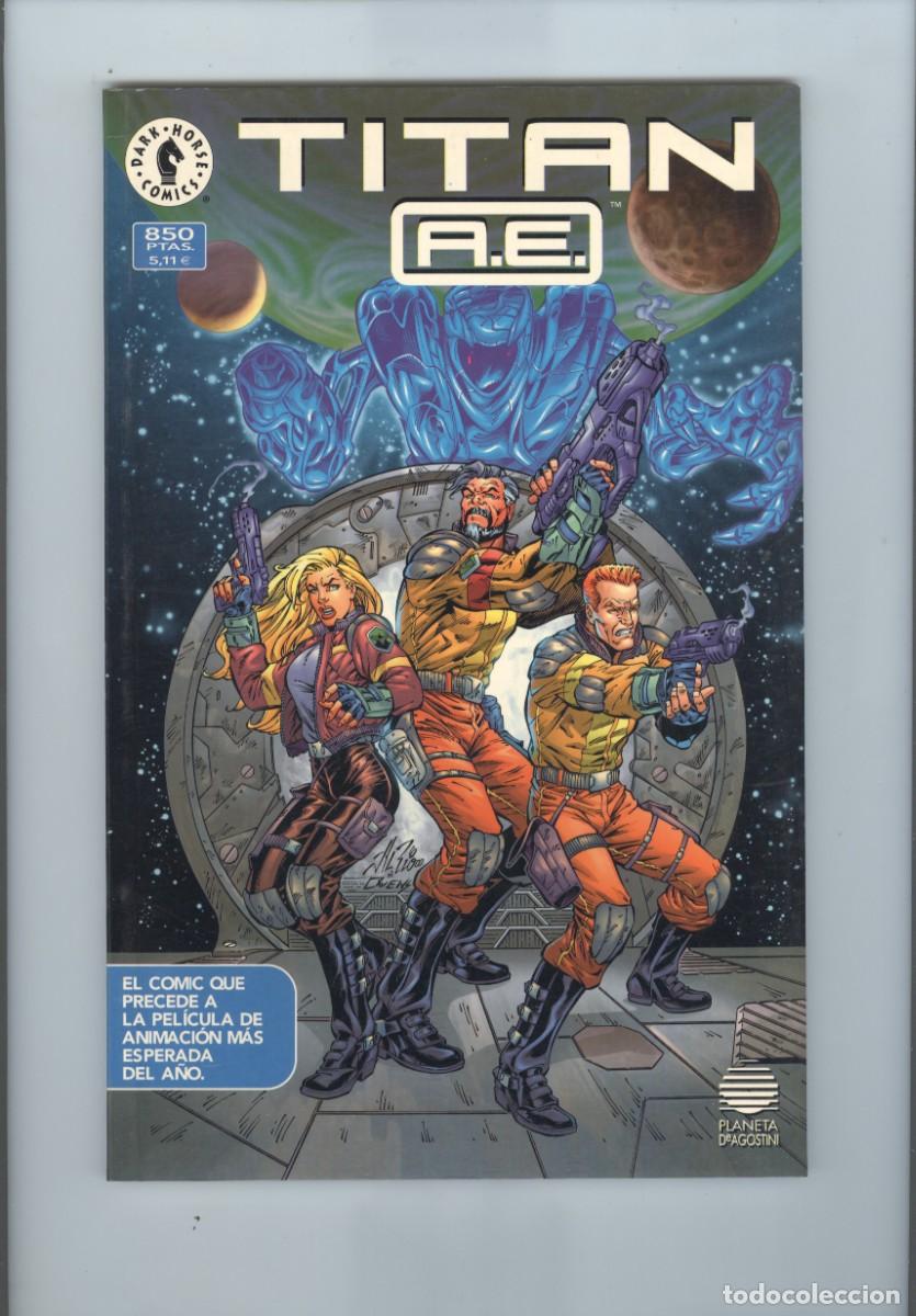 Comics: Planeta. Dark horse. Titan a. e. El c&oacute;mic que precede a la pel&iacute;cula.