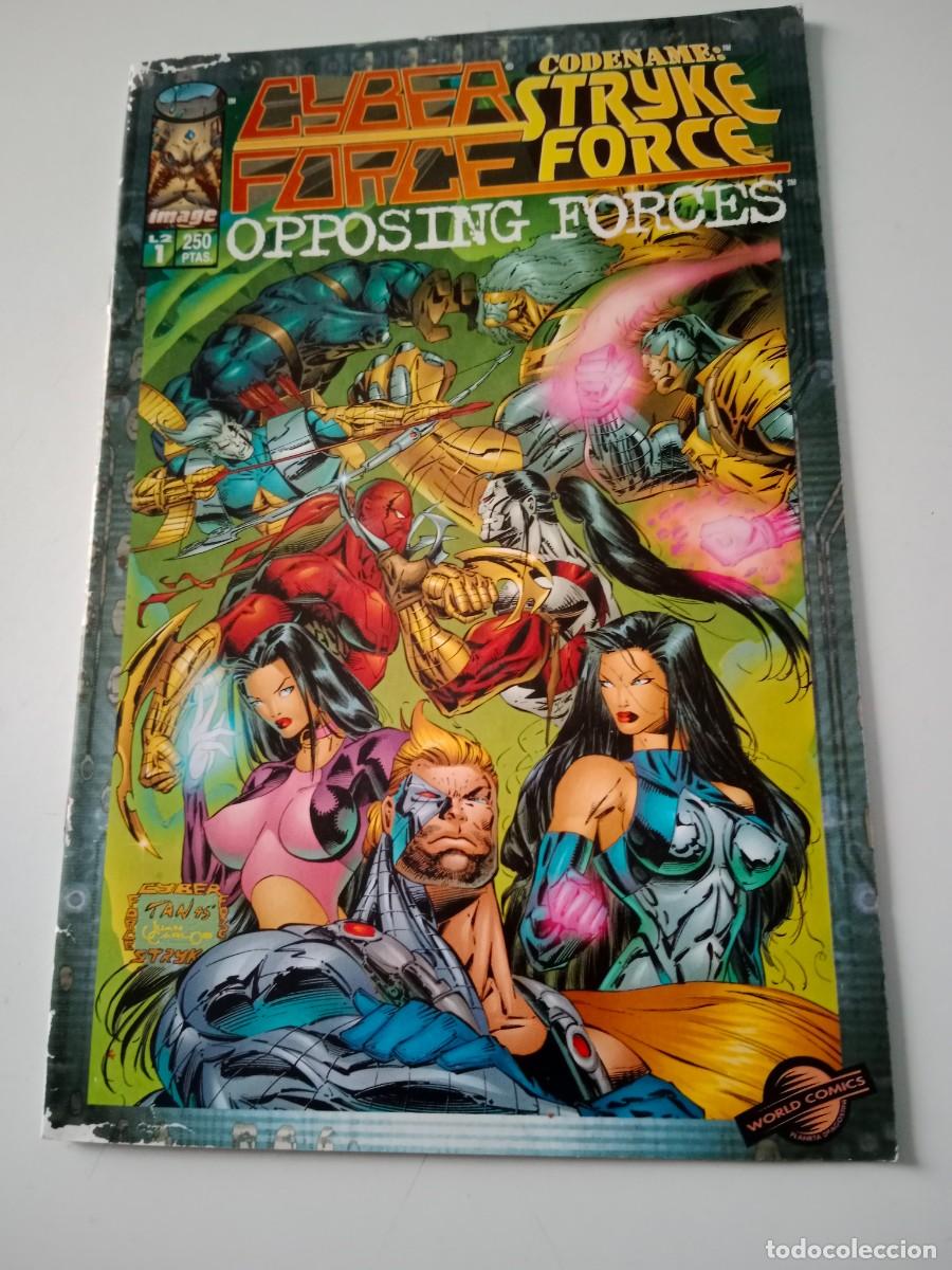 C&oacute;mics: CYBER FORCE CODENAME: STRIKE FORCE. OPPOSING FORCES. IMAGE WORLD COMICS - Foto 1