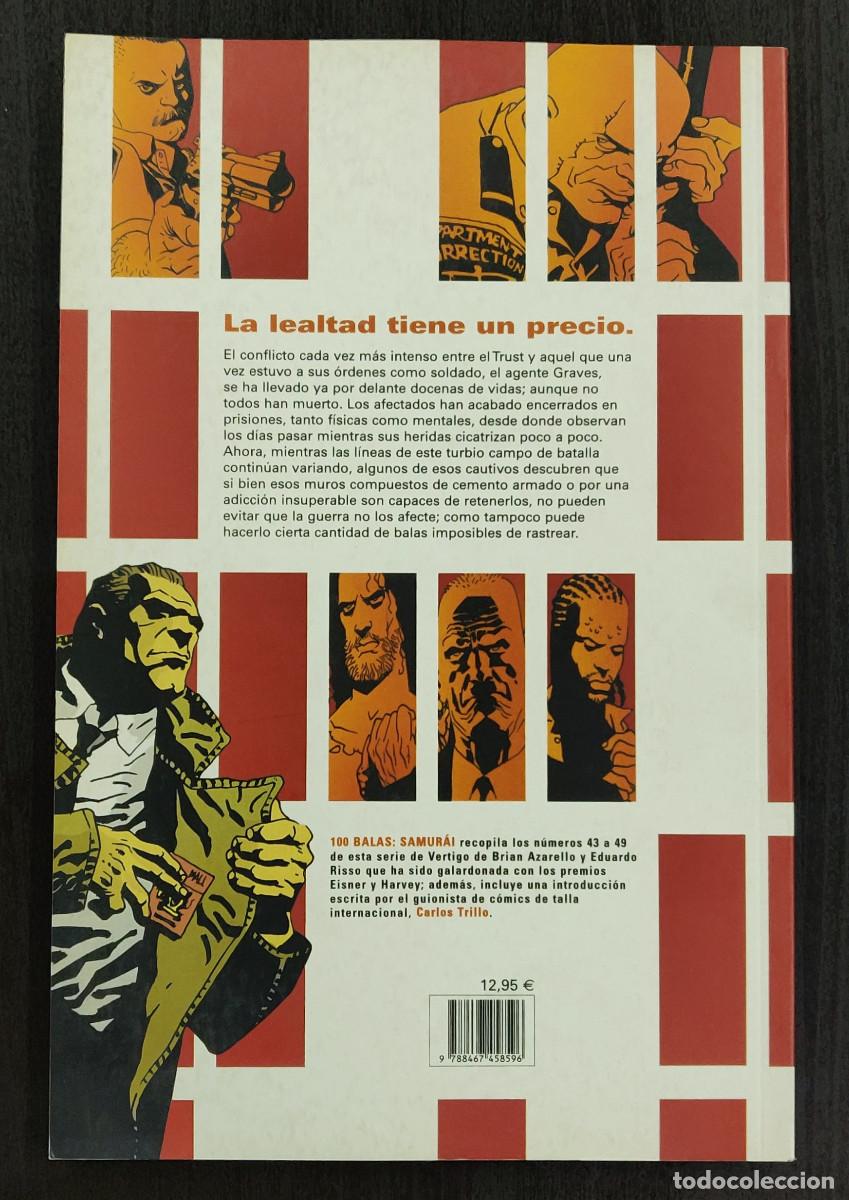 C&oacute;mics: 100 BALAS Samur&aacute;i - Brian Azzarello, Eduardo Risso (VERTIGO) - Foto 2