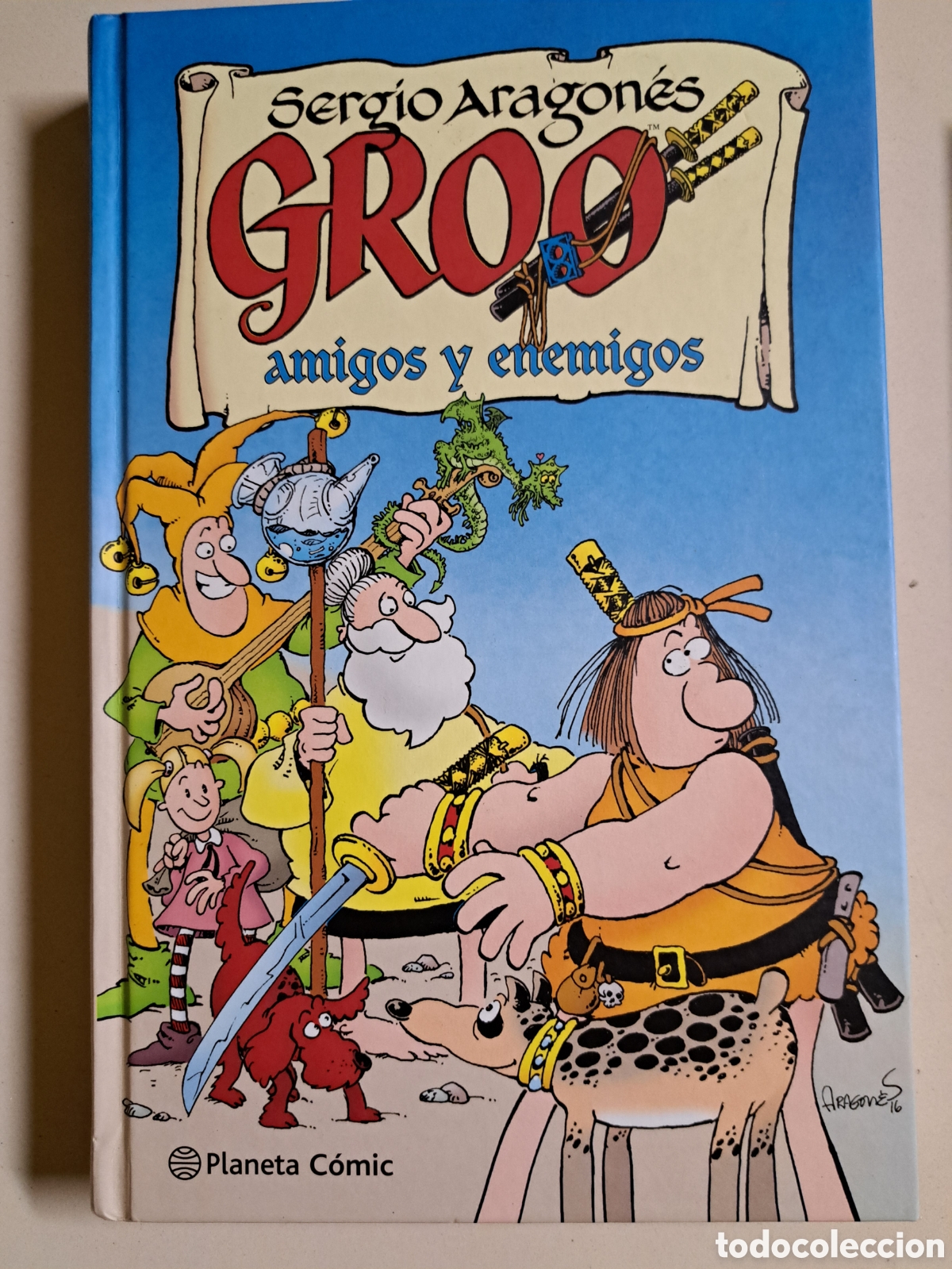 Comics: GROO AMIGOS Y ENEMIGOS SERGIO ARAGONES TOMO CARTON&Eacute; - PLANETA descatalogado nuevo