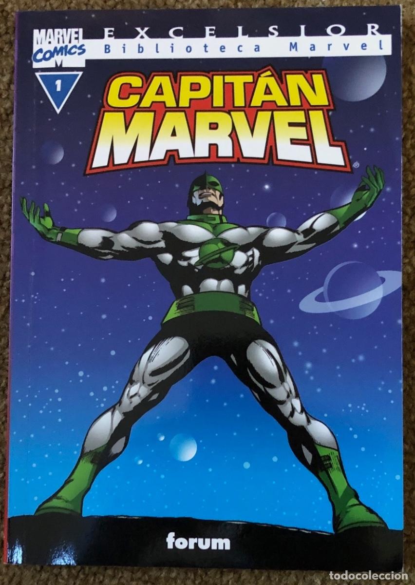 C&oacute;mics: BIBLIOTECA MARVEL. CAPITAN MARVEL NUMERO 1 - Foto 1