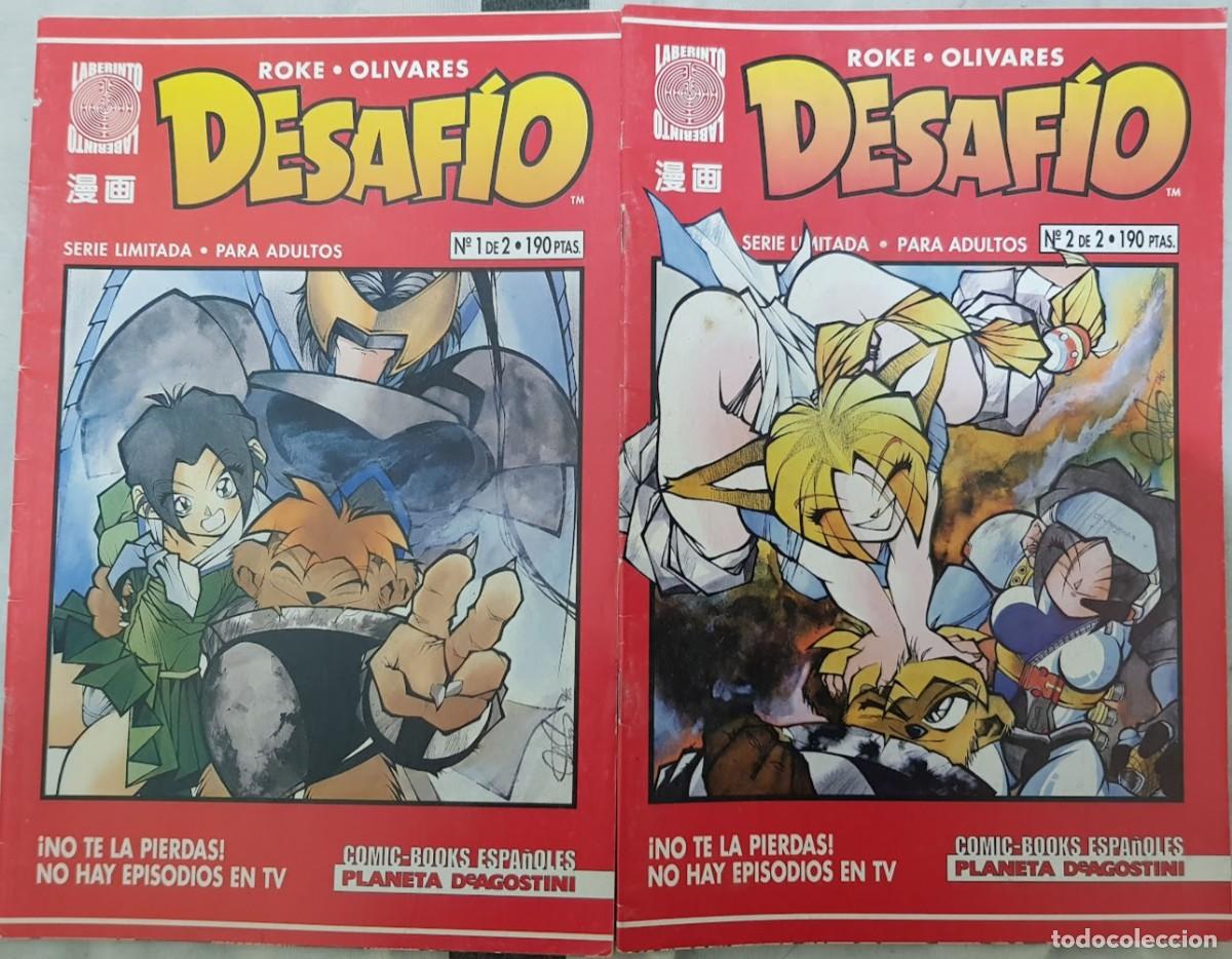C&oacute;mics: DESAFIO 1 Y 2 (COMPLETA). ROKE, OLIVARES. LINEA LABERINTO. PLANETA