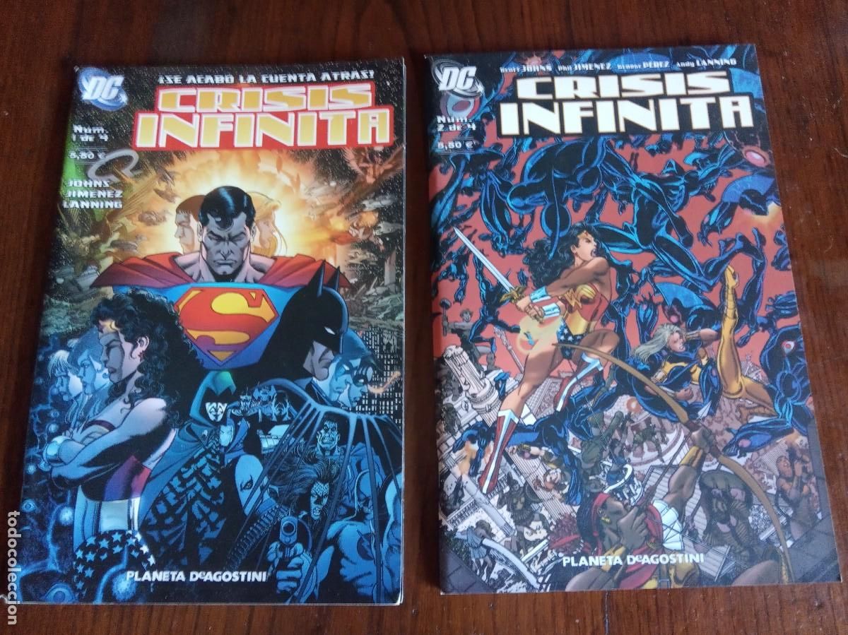 Comics: COLECCION COMIC DC CRISIS INFINITA TOMOS 1- 2 DE 4.