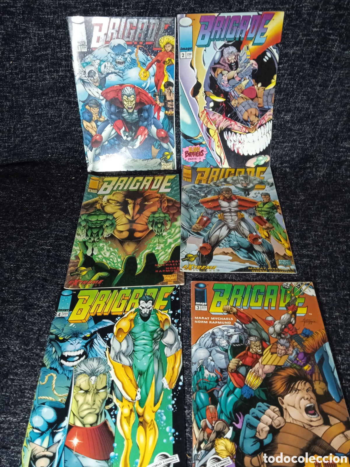 C&oacute;mics: BRIGADE LOTE DE 7 EJEMPLARES -ED. PLANETA IMAGE WORLD COMICS 1996 - Foto 2