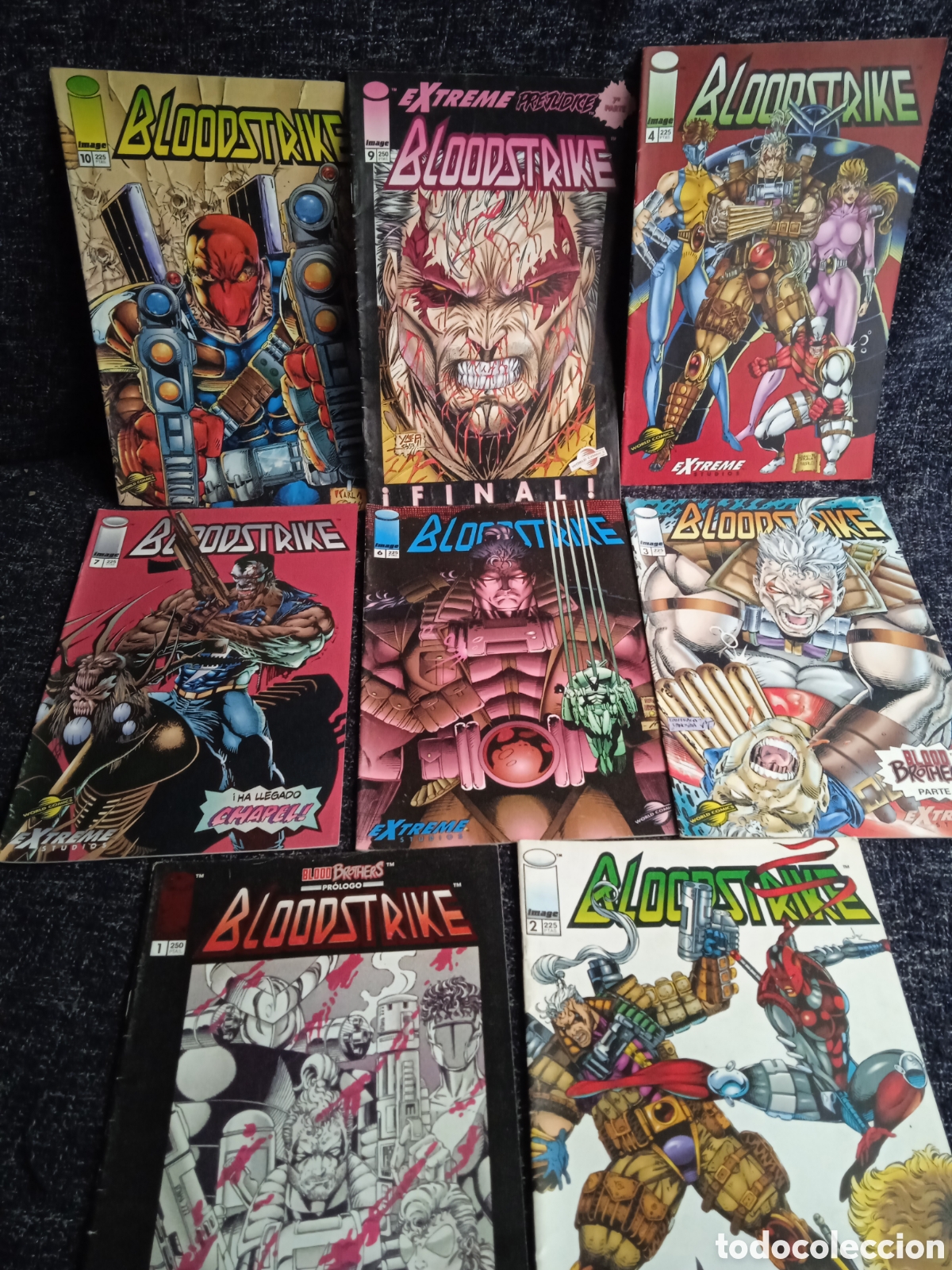 Comics : BLOODSTRIKE - LOTE DE 8 EJEMPLARES -ED. PLANETA ( sello IMAGE )
