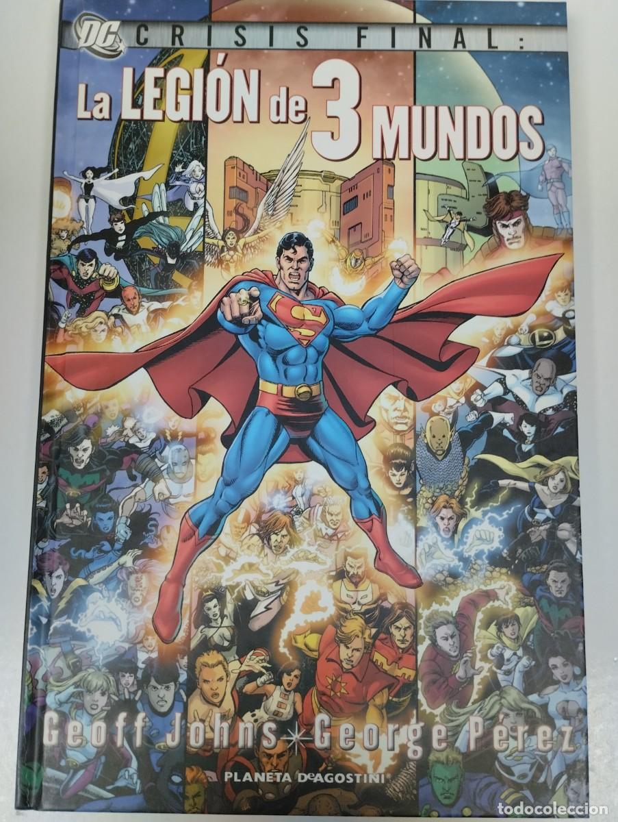 Comics : CRISIS FINAL: LA LEGI&Oacute;N DE 3 MUNDOS. PLANETA. TAPA DURA