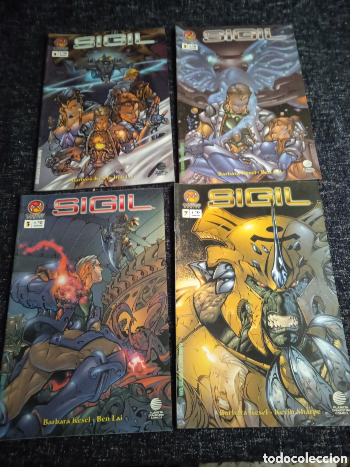 Comics : SIGIL - LOTE DE 4 EJEMPLARES -ED. PLANETA ( DEL SELLO IMAGE )