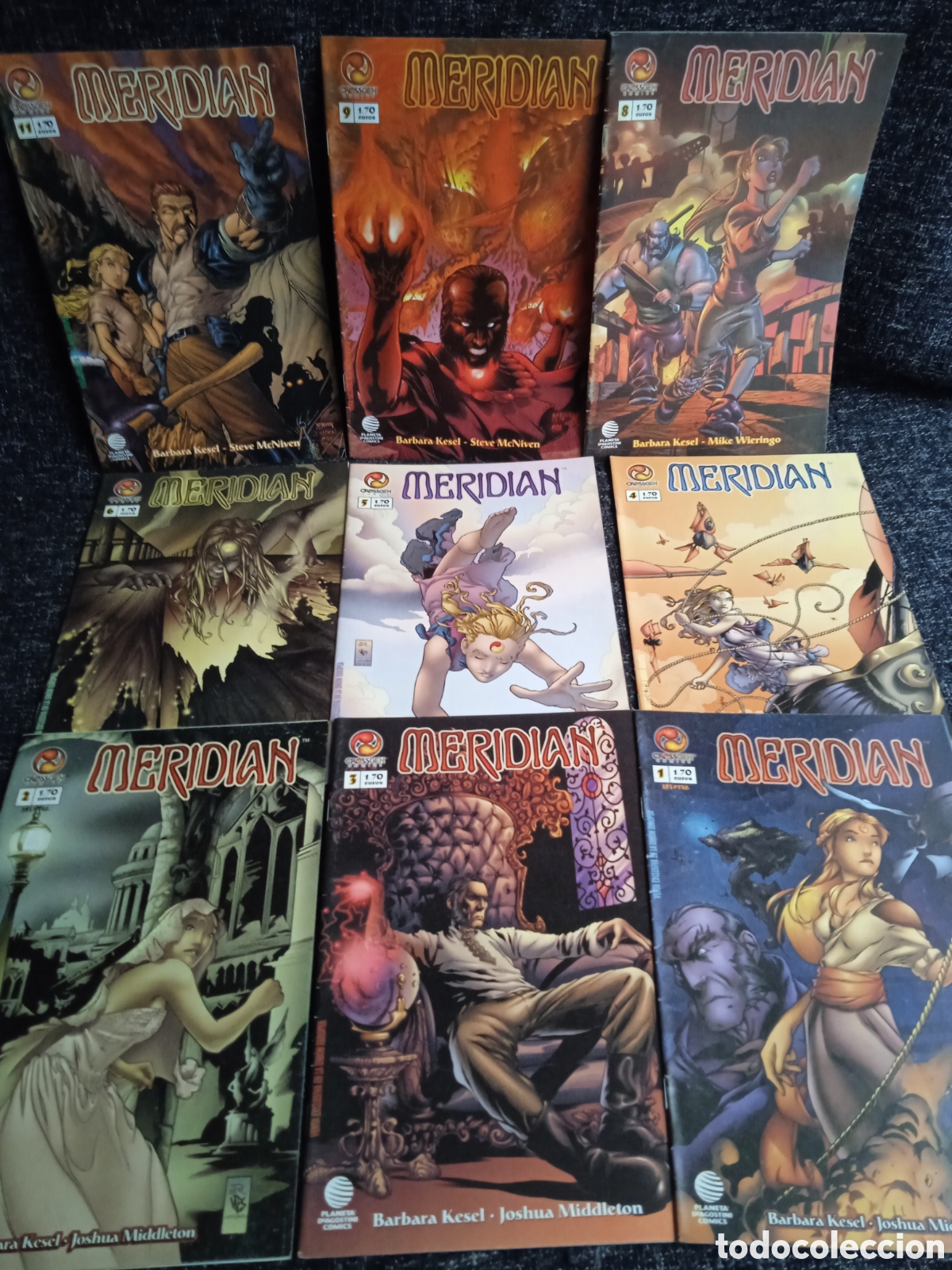 C&oacute;mics: MERIDIAN, LOTE DE 9 EJEMPLARES - ED. PLANETA IMAGE - Foto 1
