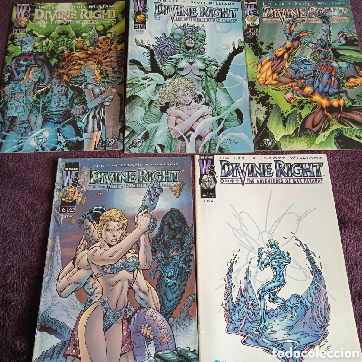 C&oacute;mics: DIVINE RIGHT, LOTE DE 5 EJEMPLARES -- ED. PLANETA IMAGE - Foto 1