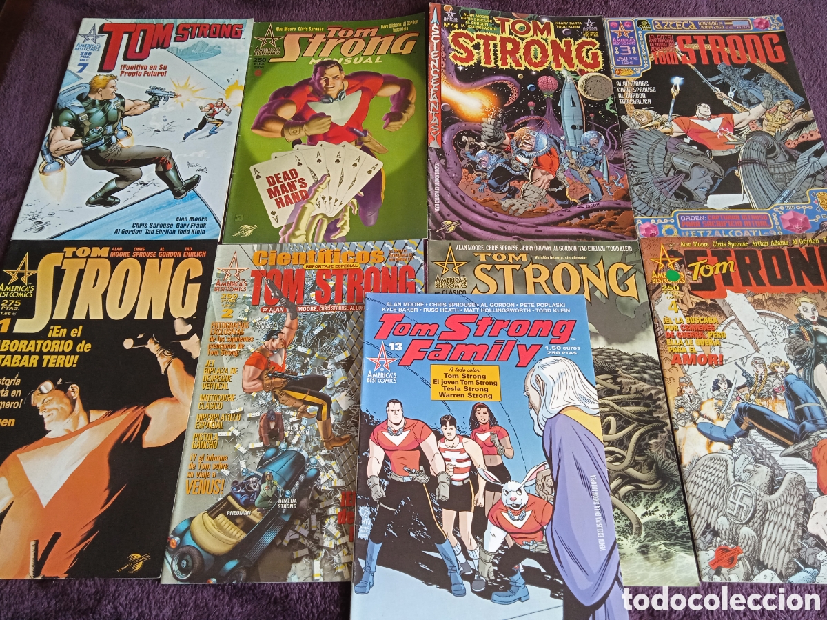 C&oacute;mics: TOM STRONG -LOTE DE 9 EJEMPLARES - ALAN MOORE , AMERICAS BEST COMICS - Foto 1