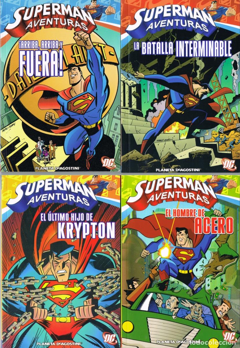 C&oacute;mics: SUPERMAN AVENTURAS. COMPLETA 4 COMICS. EDITORIAL PLANETA - Foto 1