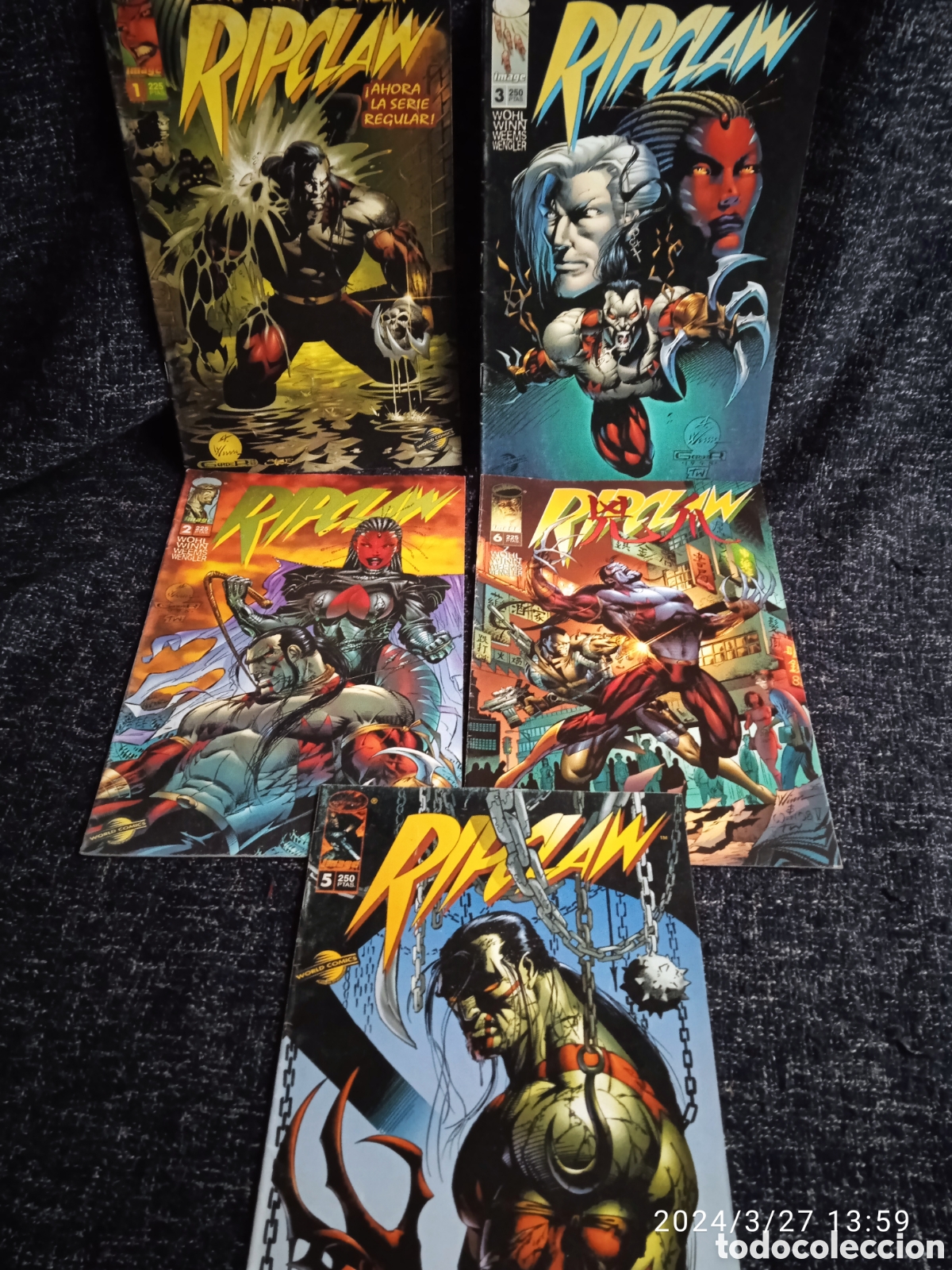 C&oacute;mics: RIPCLAW VOL. 2 , LOTE DE 5 EJEMPLARES -ED. PLANETA - IMAGE - Foto 1