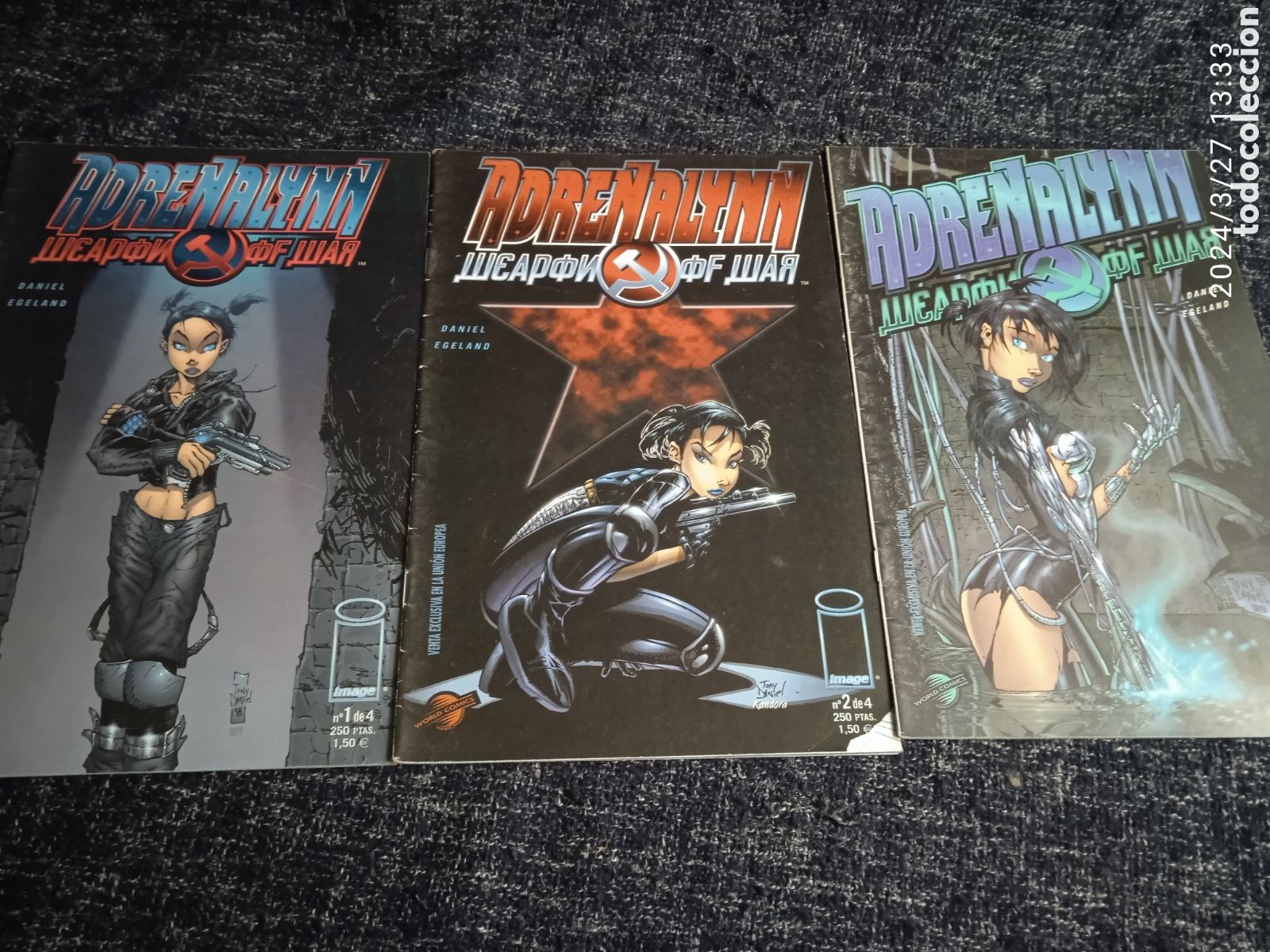 C&oacute;mics: ADRENALYNN LOTE DE 3 EJEMPLARES -ED. PLANETA - IMAGE - Foto 1