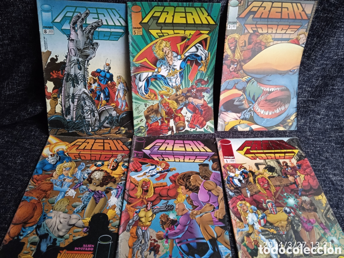 C&oacute;mics: FREAK FORCE - LOTE DE 6 EJEMPLARES -ED. PLANETA - IMAGE - Foto 1