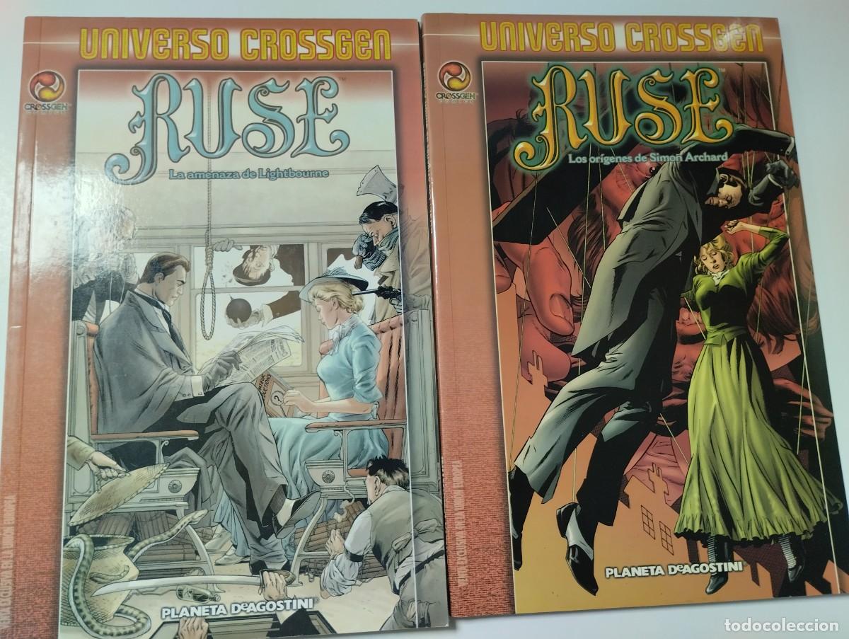 Comics: UNIVERSO CROSSGEN RUSE LA AMENAZA DE LIGHTBOURNE / LOS ORIGENES DE SIMON ARCHARD