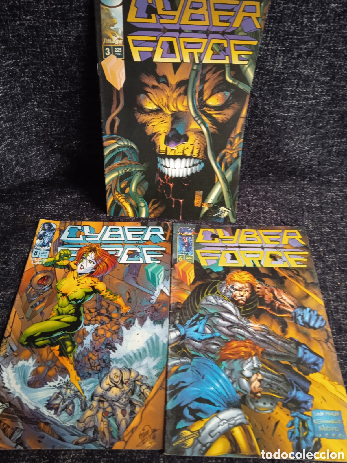 C&oacute;mics: CYBER FORCE VOL. 2 - LOTE DE 3 EJEMPLARES -ED. PLANETA - IMAGE - Foto 1