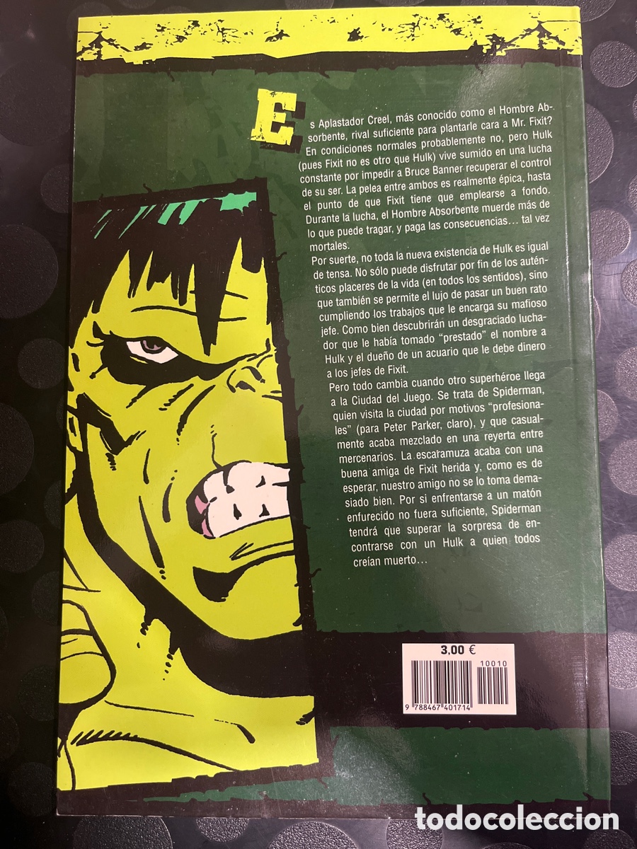 C&oacute;mics: COLECCIONABLE EL INCRE&Iacute;BLE HULK N.10 SUERTE ACIAGA ( 2003/2004 ) - Foto 2