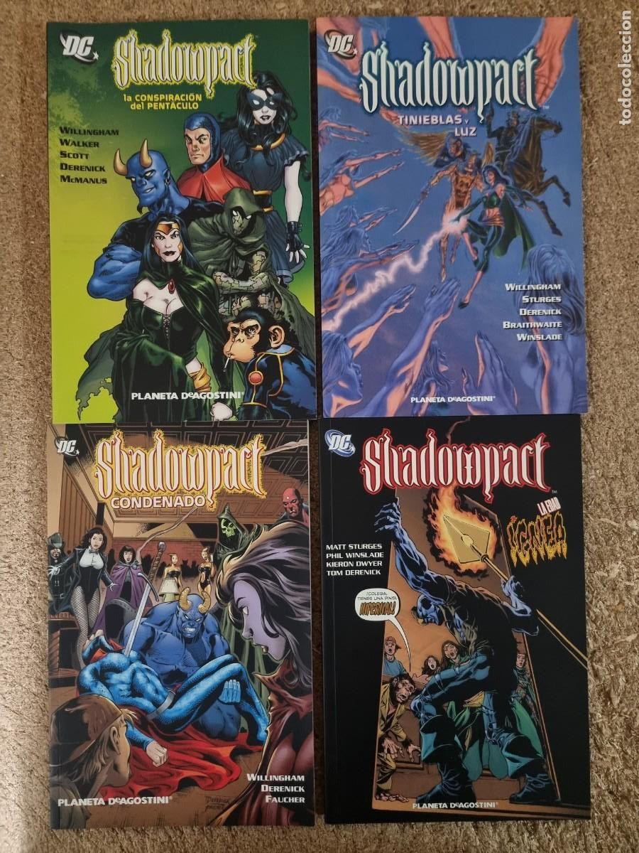 C&oacute;mics: Shadowpact.Completa 4 Tomos.DC.Planeta