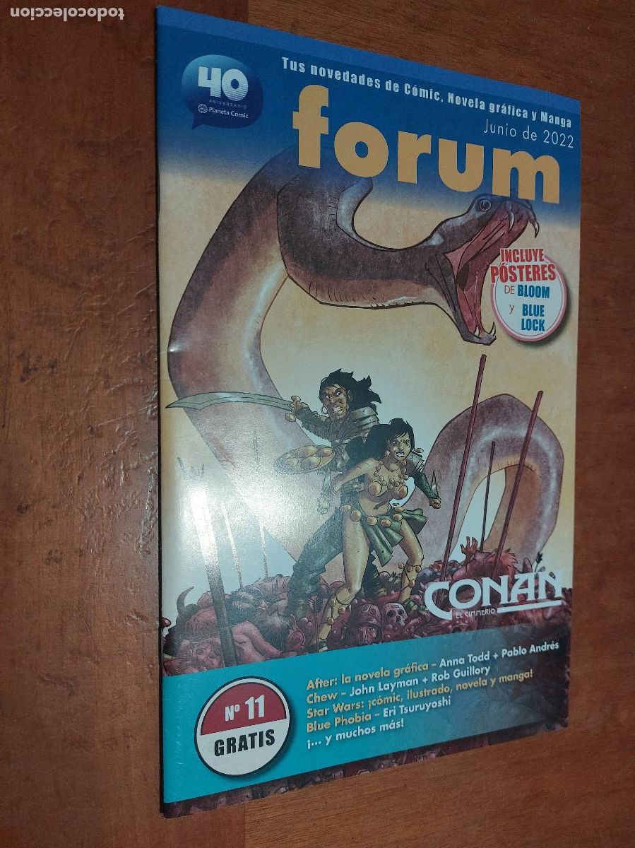 C&oacute;mics: FORUM 11. NOVEDADES DE JUNIO 22 DE PLANETA. GRAPA. BUEN ESTADO. CON POSTER CENTRAL